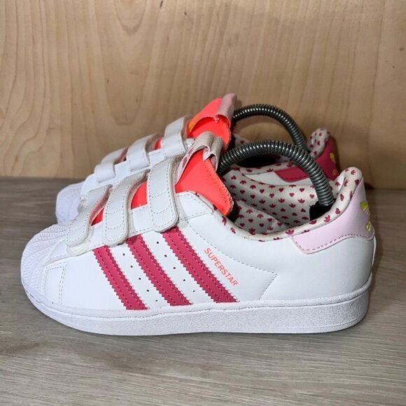 Adidas Superstar Shell Toe Little Kid 'Valentine's Day' GY3337 Youth 3 - Picture 2 of 12